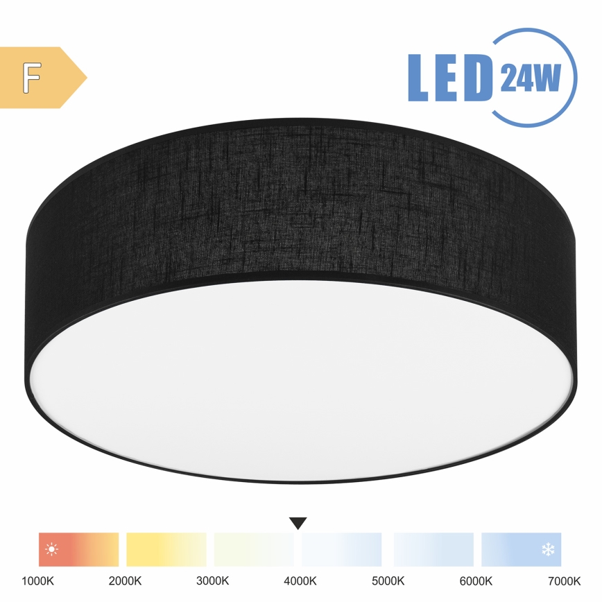 Brilagi - LED Laevalgusti SIRIJA LED/24W/230V d. 45 cm must
