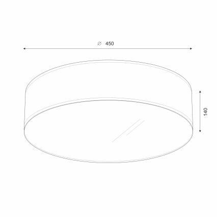 Brilagi - LED Laevalgusti SIRIJA LED/36W/230V d. 45 cm beež