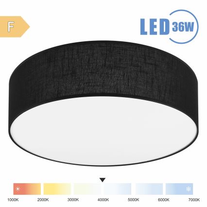 Brilagi - LED Laevalgusti SIRIJA LED/36W/230V d. 45 cm must