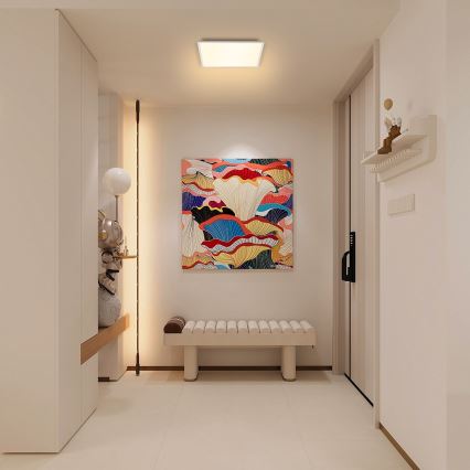 Brilagi - LED Laevalgusti SLIMFRAME LED/25W/230V 30x30 cm valge