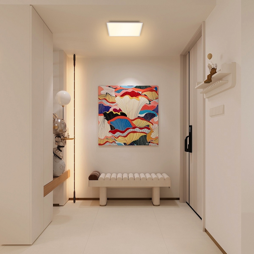 Brilagi - LED Laevalgusti SLIMFRAME LED/25W/230V 30x30 cm valge