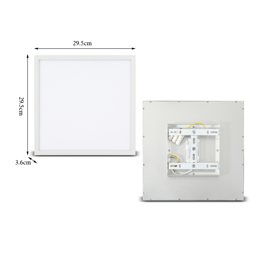 Brilagi - LED Laevalgusti SLIMFRAME LED/25W/230V 30x30 cm valge