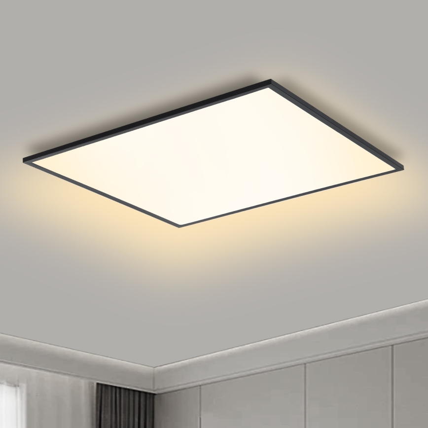 Brilagi - LED Laevalgusti SLIMFRAME LED/58W/230V 60x60 cm must