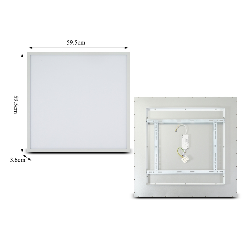 Brilagi - LED Laevalgusti SLIMFRAME LED/58W/230V 60x60 cm valge