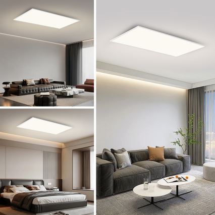 Brilagi - LED laelamp SLIMFRAME LED/80W/230V 120x60 cm 3000/4000/6000K valge