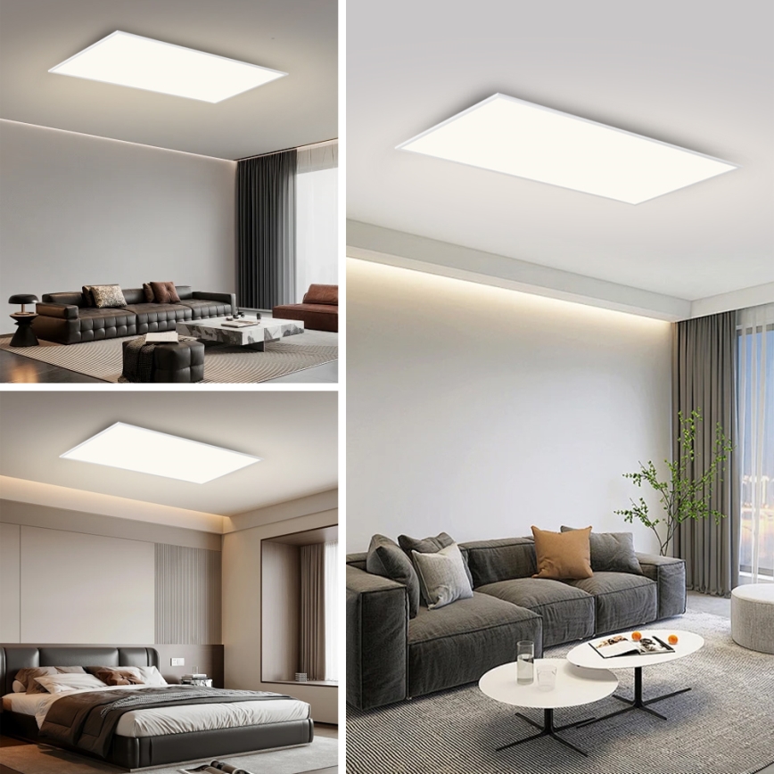 Brilagi - LED laelamp SLIMFRAME LED/80W/230V 120x60 cm 3000/4000/6000K valge