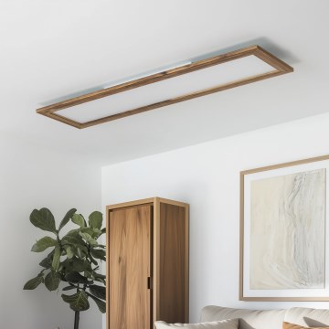 Brilagi - LED Laevalgusti SLIMFRAME WOOD LED/58W/230V 124x34 cm pruun