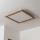 Brilagi - LED Laevalgusti SLIMFRAME WOOD LED/58W/230V 64x64 cm pruun