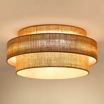 Brilagi - LED Laevalgusti SPACE YUTE LED/12W/230V d. 50 cm 3000K/4000K/6400K beež