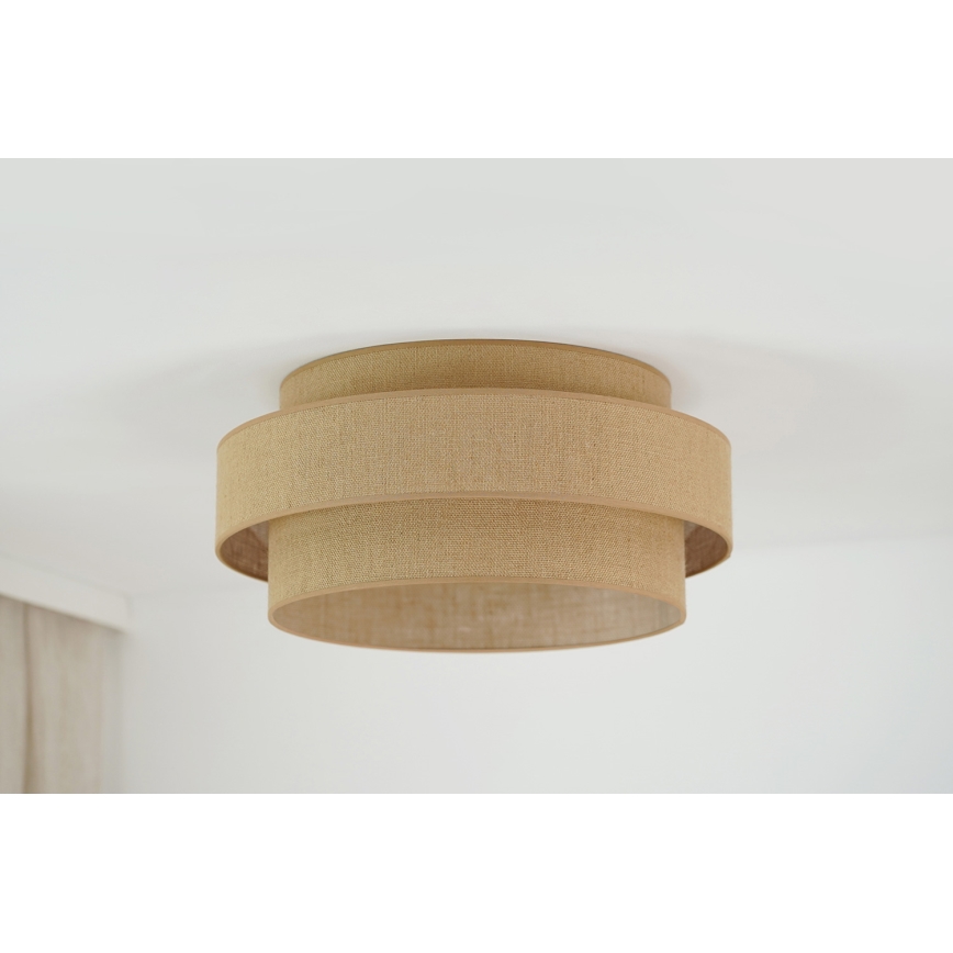 Brilagi - LED Laevalgusti SPACE YUTE LED/12W/230V d. 50 cm 3000K/4000K/6400K beež