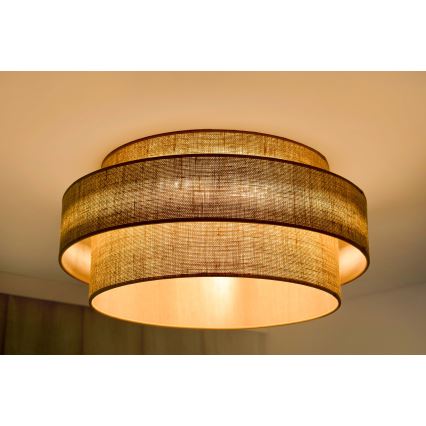 Brilagi - LED Laevalgusti SPACE YUTE LED/12W/230V d. 50 cm 3000K/4000K/6400K beež