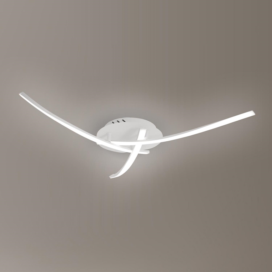 Brilagi - LED laevalgusti STRIPES LED/24W/230V Ø 64 cm valge