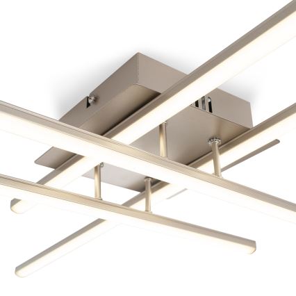 Brilagi - LED laelamp STRIPES LED/37W/230V 68x68 cm hõbedane