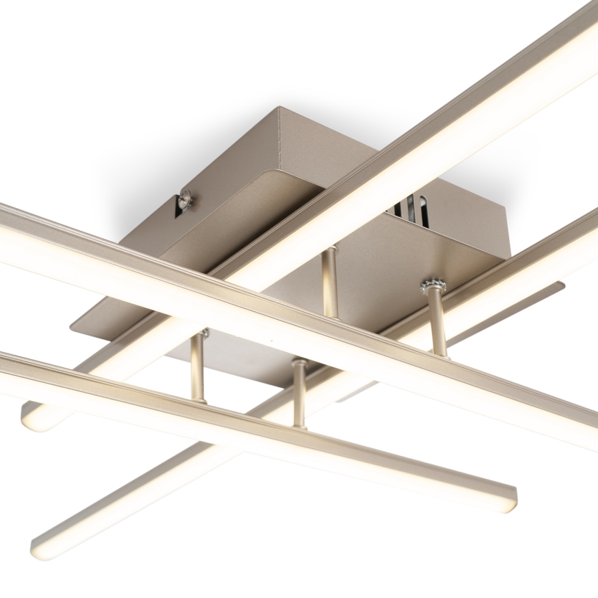 Brilagi - LED laelamp STRIPES LED/37W/230V 68x68 cm hõbedane