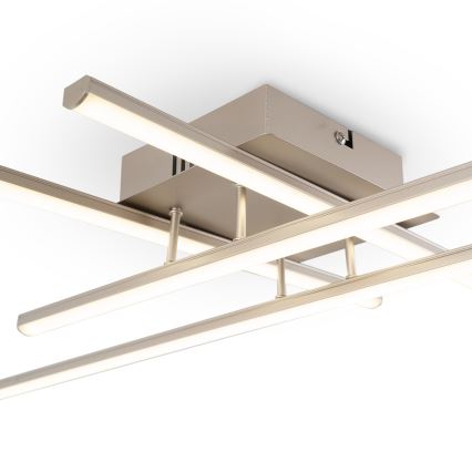 Brilagi - LED laelamp STRIPES LED/37W/230V 68x68 cm hõbedane
