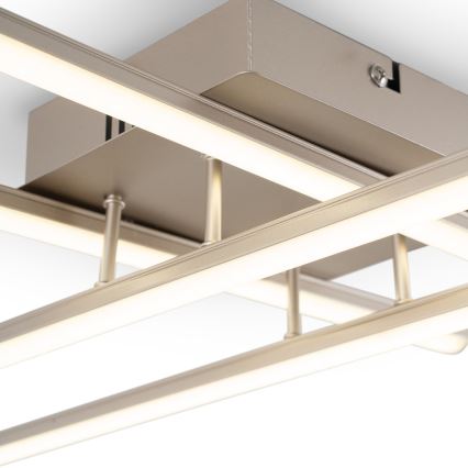 Brilagi - LED laelamp STRIPES LED/37W/230V 68x68 cm hõbedane