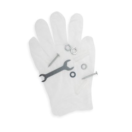 Brilagi - LED laelamp STRIPES LED/37W/230V 68x68 cm hõbedane