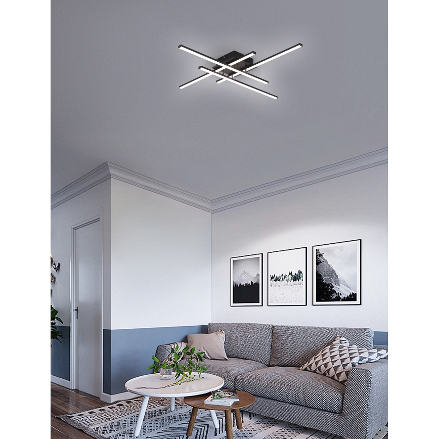 Brilagi - LED Laevalgusti STRIPES LED/37W/230V must