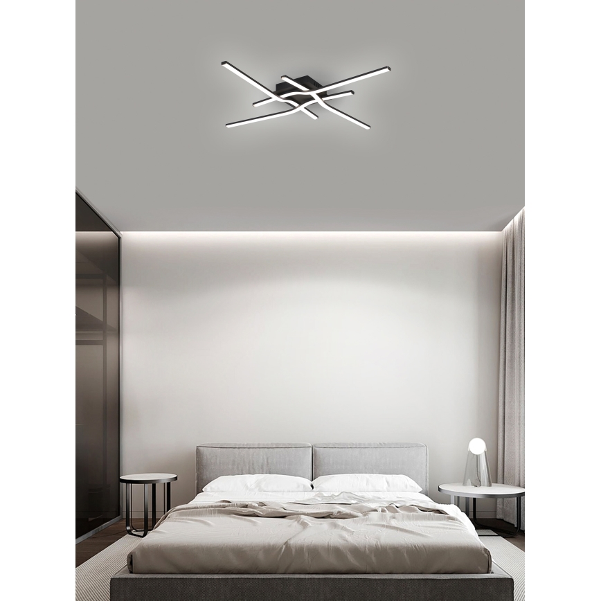 Brilagi - LED Laevalgusti STRIPES LED/38W/230V must