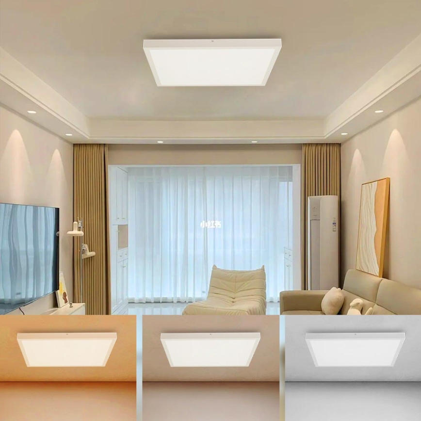 Brilagi - LED Laevalgusti vannituppa FRAME LED/50W/230V 60x60 cm 3000/4000/6000K IP44 valge