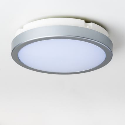 Brilagi - LED Laevalgusti vannituppa PERA 18W/230V d. 22 cm IP65 hõbedane