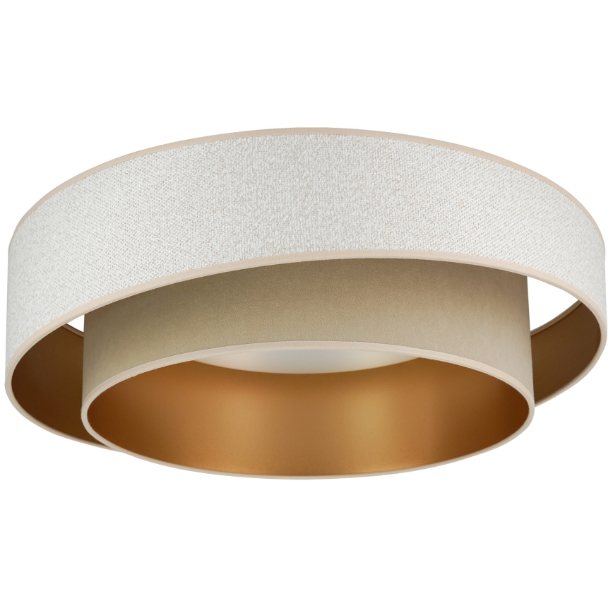 Brilagi - LED Laevalgusti VEGAS SHINE LED/24W/230V d. 60 cm beež/kreemikas