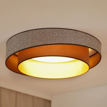 Brilagi - LED Laevalgusti VEGAS SHINE LED/24W/230V d. 60 cm pruun