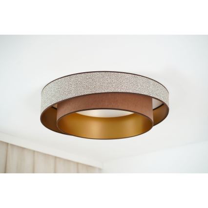 Brilagi - LED Laevalgusti VEGAS SHINE LED/24W/230V d. 60 cm pruun
