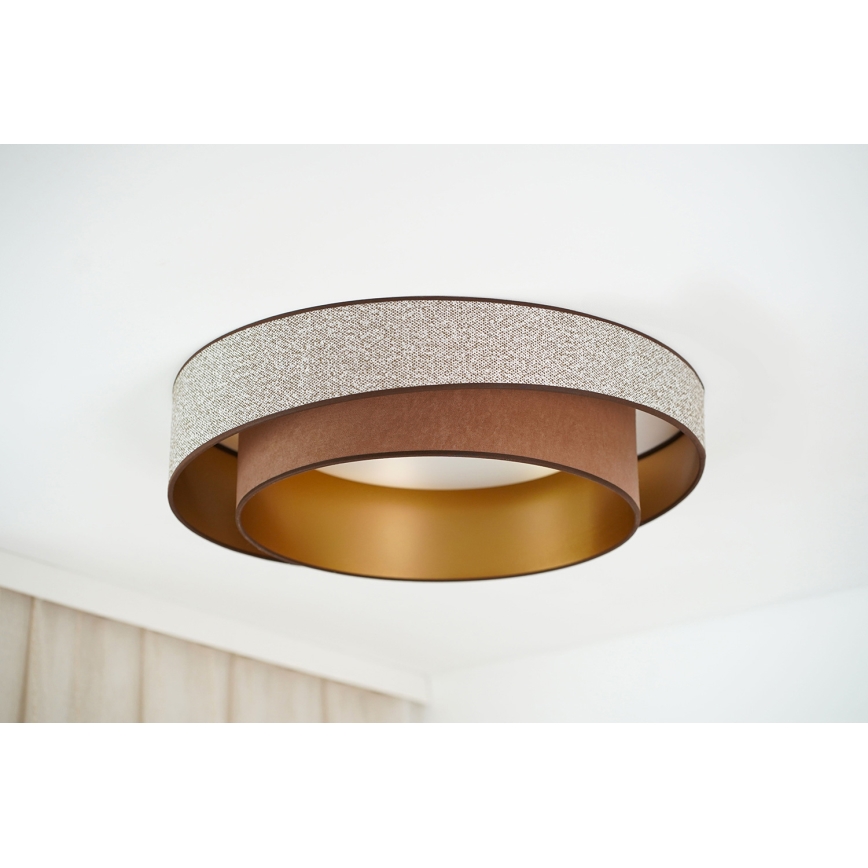 Brilagi - LED Laevalgusti VEGAS SHINE LED/24W/230V d. 60 cm pruun