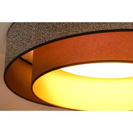 Brilagi - LED Laevalgusti VEGAS SHINE LED/24W/230V d. 60 cm pruun