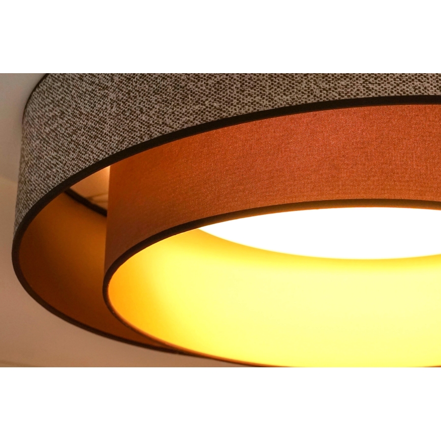 Brilagi - LED Laevalgusti VEGAS SHINE LED/24W/230V d. 60 cm pruun