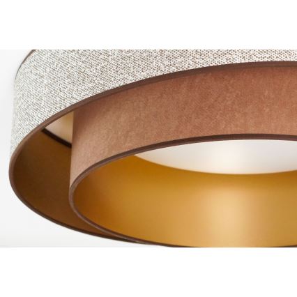 Brilagi - LED Laevalgusti VEGAS SHINE LED/24W/230V d. 60 cm pruun