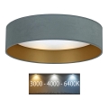 Brilagi - LED Laevalgusti VELVET LED/12W/230V d. 30 cm 3000K/4000K/6400K münt/kuldne