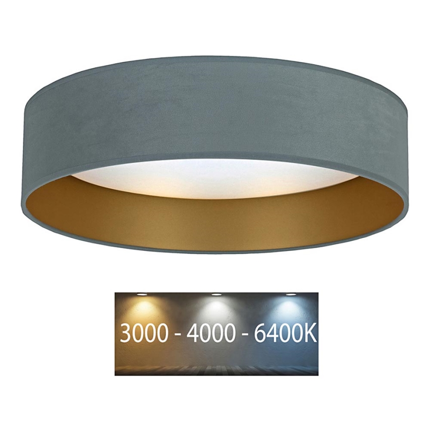 Brilagi - LED Laevalgusti VELVET LED/12W/230V d. 30 cm 3000K/4000K/6400K münt/kuldne