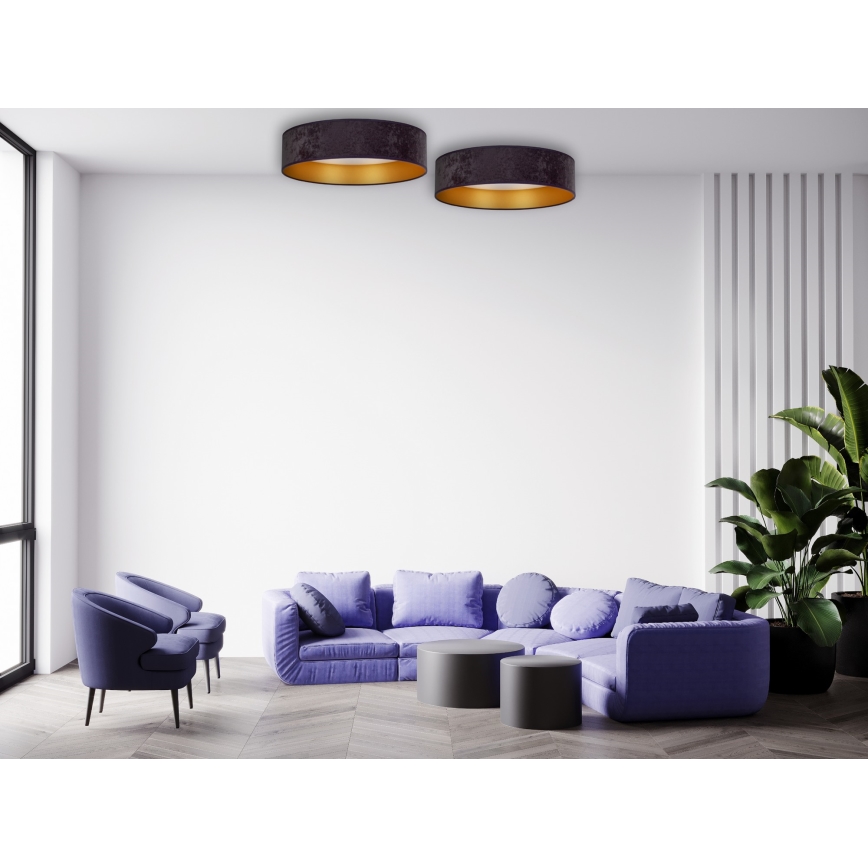 Brilagi - LED Laevalgusti VELVET LED/24W/230V d. 40 cm 3000/4000/6400K hall/kuldne
