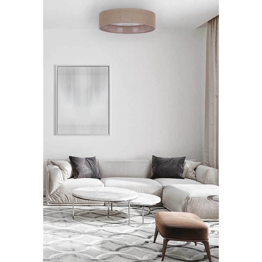 Brilagi - LED Laevalgusti VELVET LED/24W/230V d. 40 cm 3000/4000/6400K pruun
