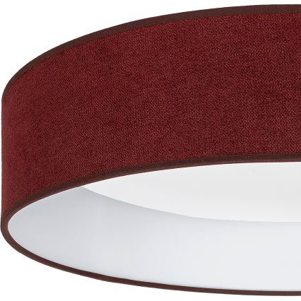 Brilagi - LED laevalgusti VELVET SIMPLE LED/24W/230V 3000K läbimõõt 45 cm bordoopunane