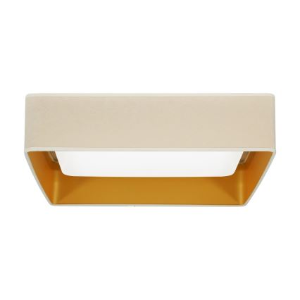 Brilagi - LED Laevalgusti VELVET SQUARE LED/24W/230V kreemikas