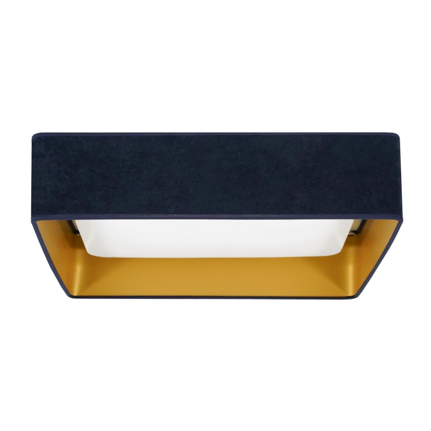 Brilagi - LED Laevalgusti VELVET SQUARE LED/24W/230V tumesinine