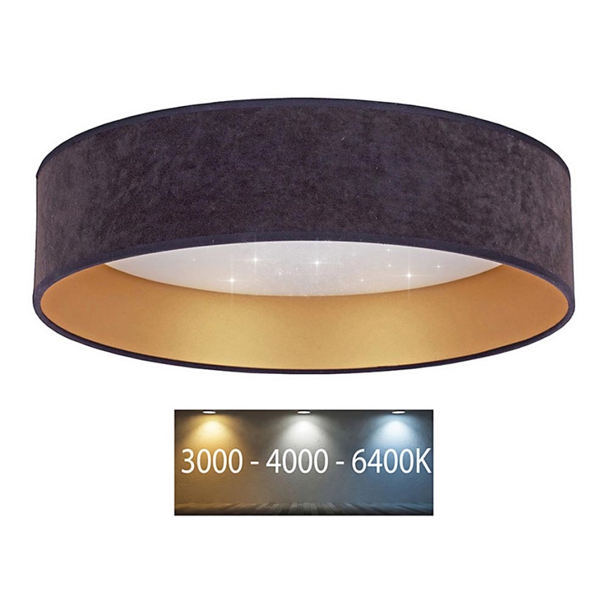 Brilagi - LED Laevalgusti VELVET STAR LED/24W/230V d. 40 cm 3000K/4000K/6400K hall/kuldne