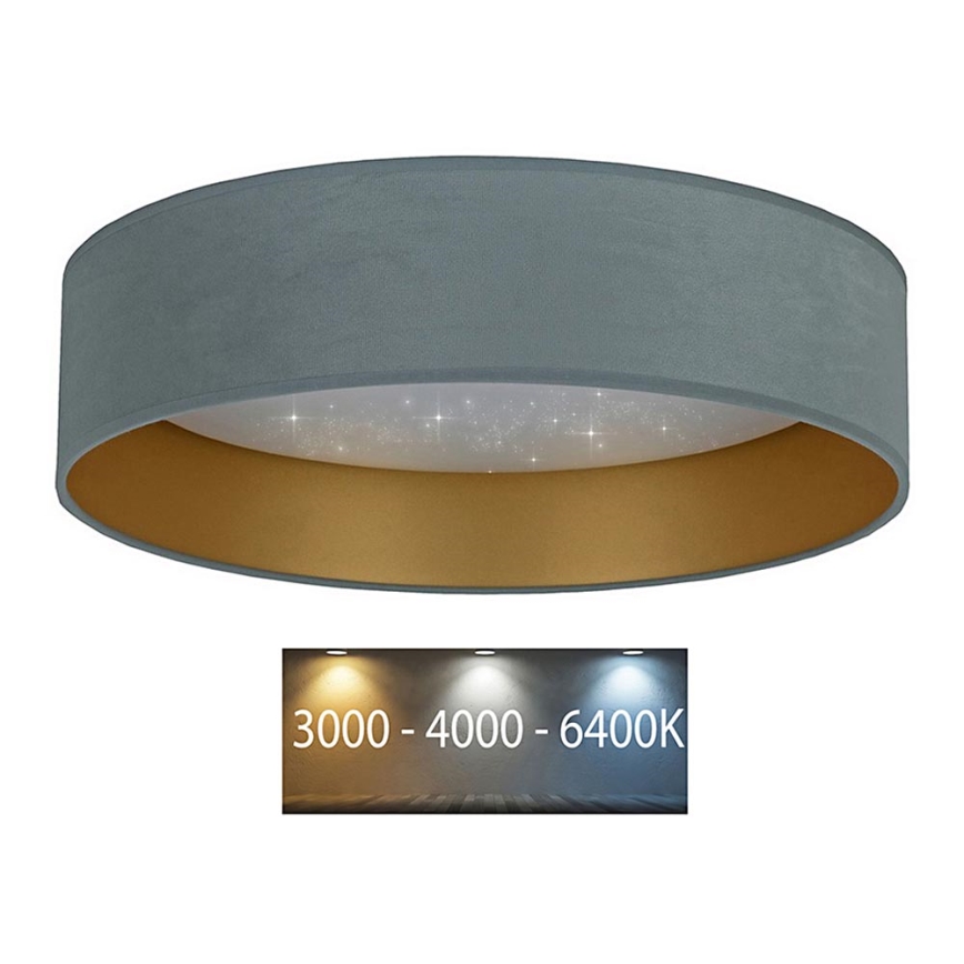 Brilagi - LED Laevalgusti VELVET STAR LED/24W/230V d. 40 cm 3000K/4000K/6400K münt/kuldne