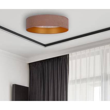 Brilagi - LED Laevalgusti VELVET STAR LED/24W/230V d. 40 cm 3000K/4000K/6400K beež/kuldne