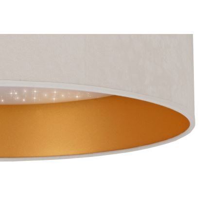 Brilagi - LED Laevalgusti VELVET STAR LED/24W/230V d. 40 cm 3000K/4000K/6400K kreemjas/kuldne