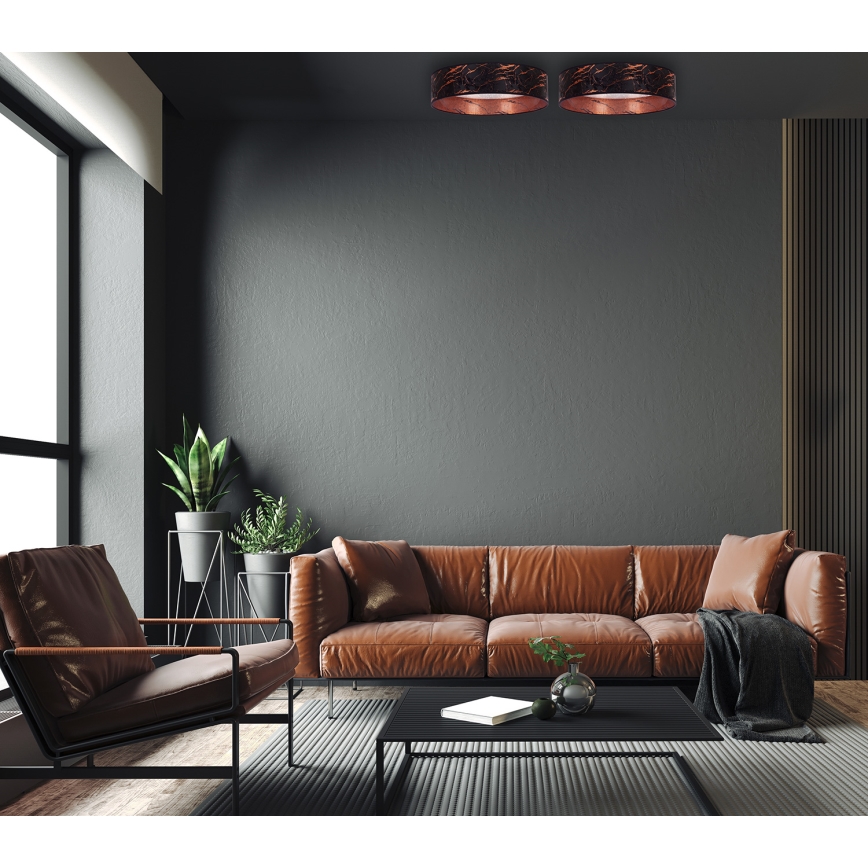 Brilagi - LED Laevalgusti VELVET STAR LED/24W/230V d. 40 cm 3000K/4000K/6400K must/vask