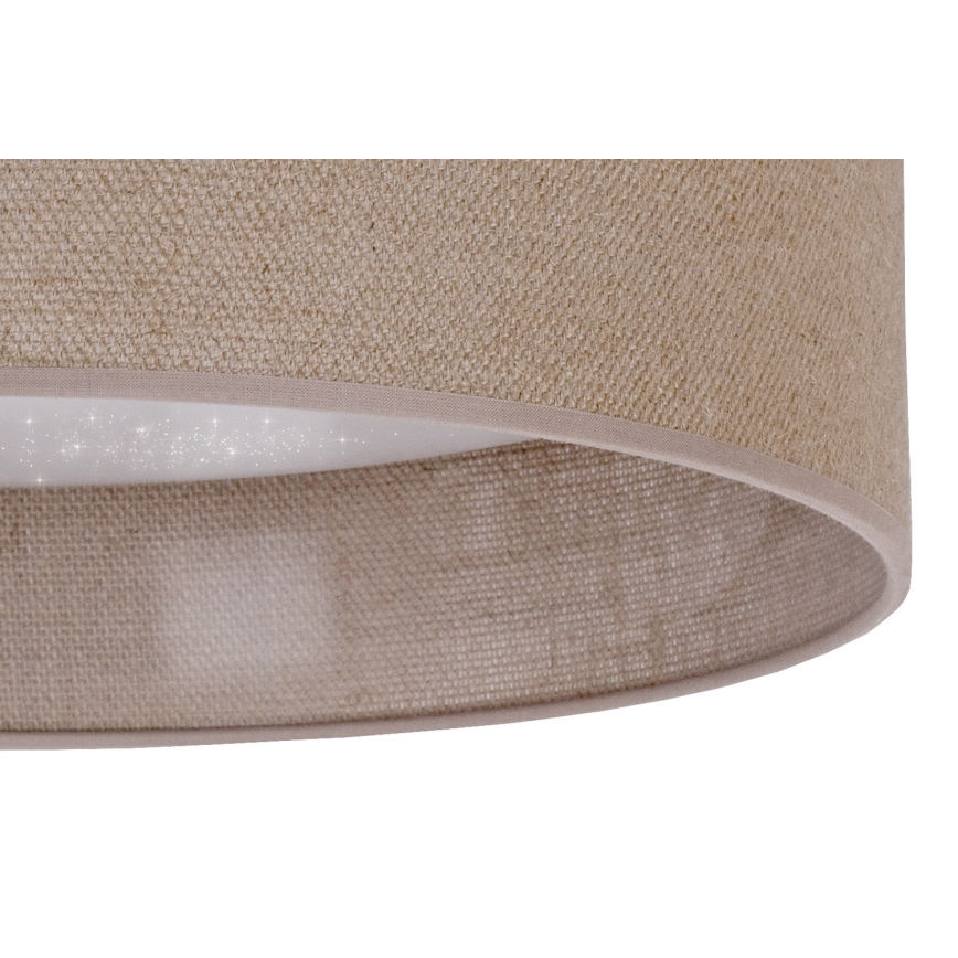 Brilagi - LED Laevalgusti VELVET STAR LED/24W/230V d. 40 cm 3000K/4000K/6400K pruun
