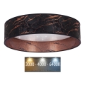 Brilagi - LED Laevalgusti VELVET STAR LED/36W/230V d. 55 cm 3000K/4000K/6400K must/vask