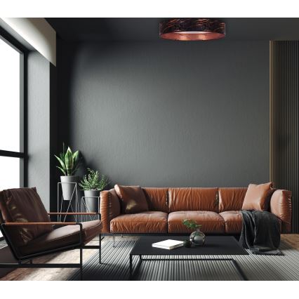 Brilagi - LED Laevalgusti VELVET STAR LED/36W/230V d. 55 cm 3000K/4000K/6400K must/vask