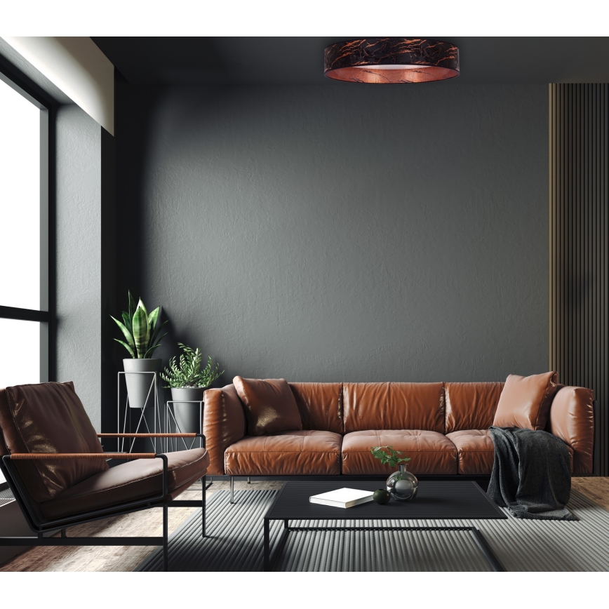 Brilagi - LED Laevalgusti VELVET STAR LED/36W/230V d. 55 cm 3000K/4000K/6400K must/vask