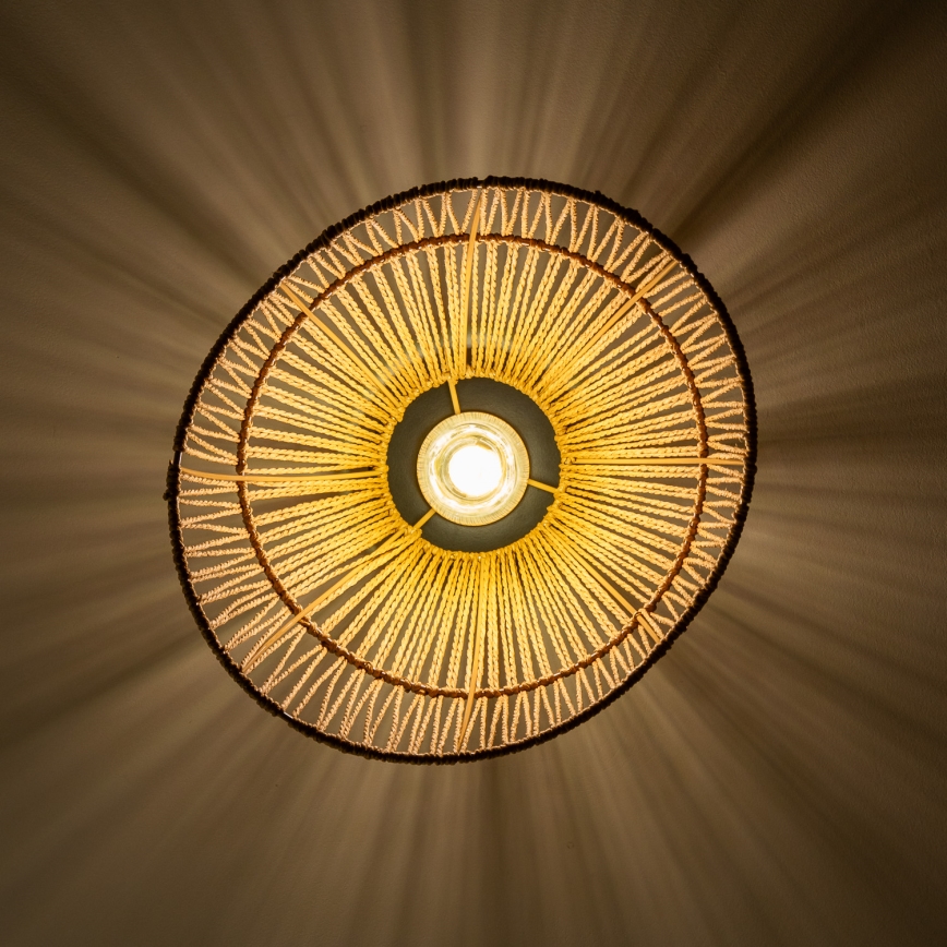 Brilagi - LED lakke kinnitatav lühter CERIA BOHO 1xE27/40W/230V, läbimõõt 30 cm, pruun