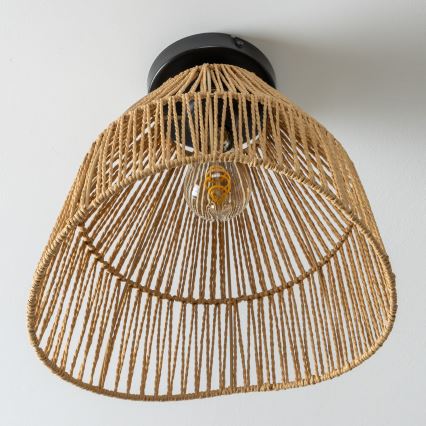 Brilagi - LED lakke kinnitatav lühter CERIA BOHO 1xE27/40W/230V, läbimõõt 30 cm, pruun